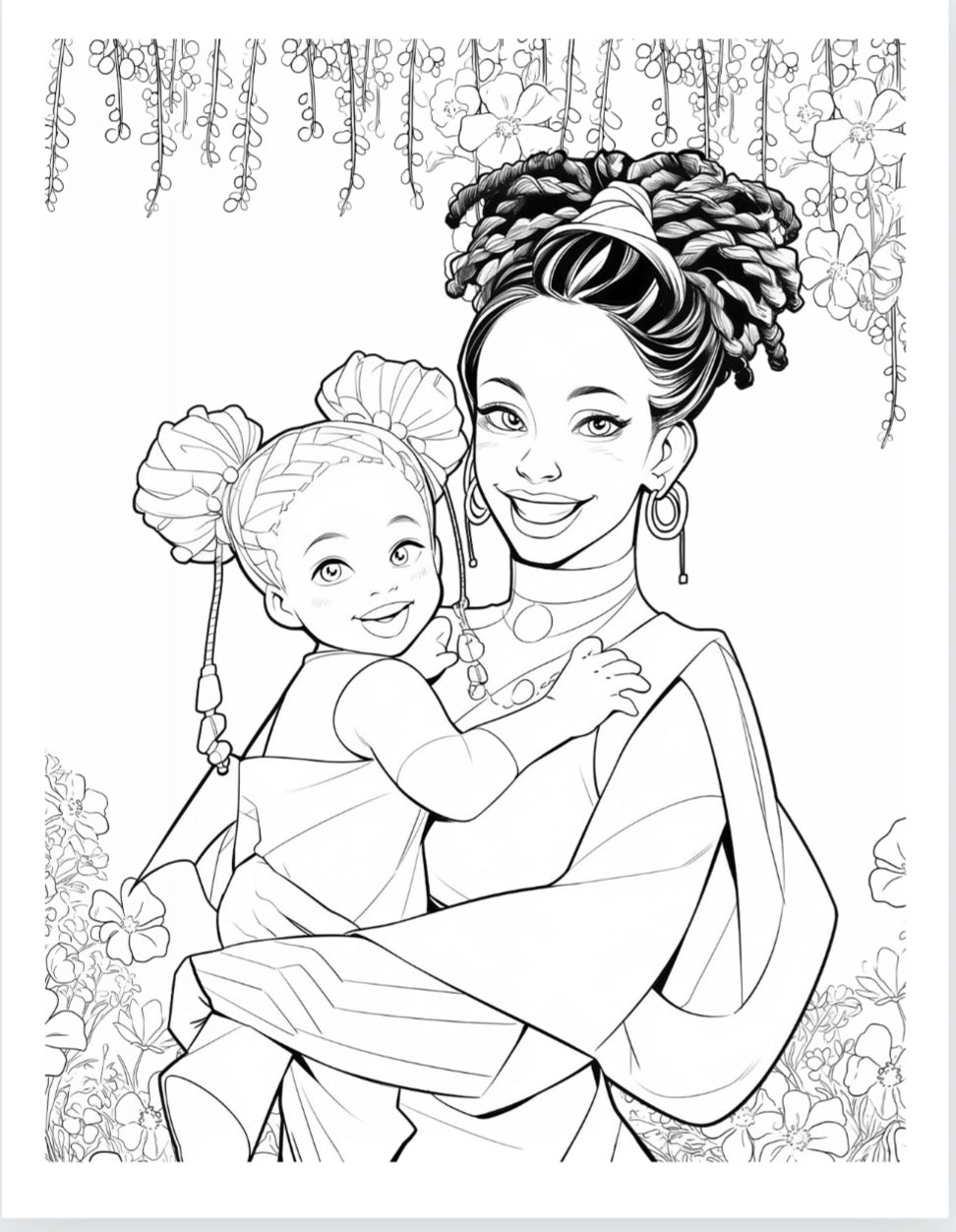 Family Love Coloring Book