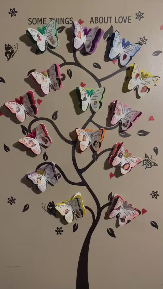 Custom Butterfly Memorial Pins